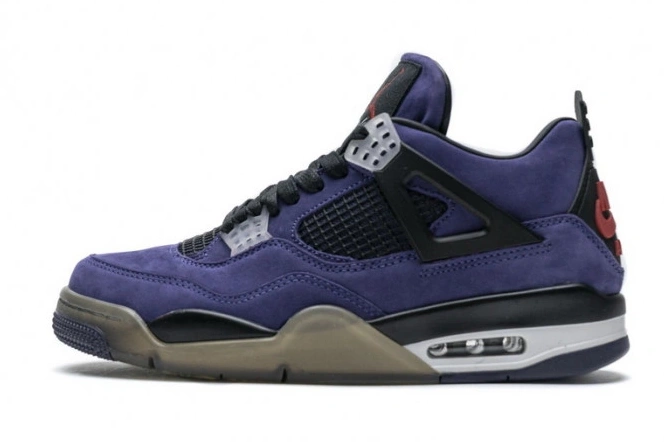 Air AJ4-766302 Scott x Purple Retro 4 Jordan Travis 0515